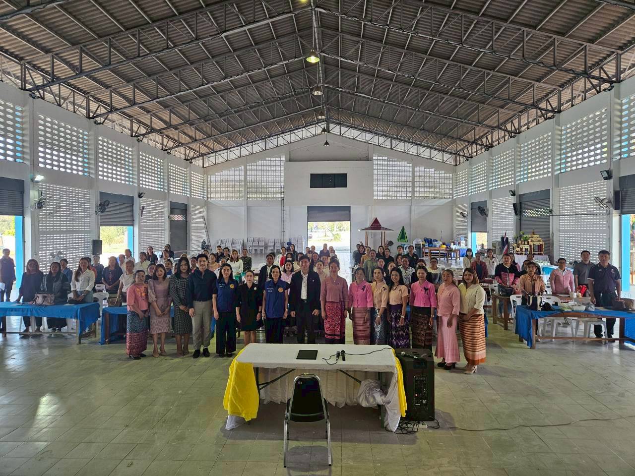 สพอ.เมืองปาน : ดำเนินโครงการ พัฒนาบุคลิกภาพ และฝึกอบรมการผูกและจับจีบผ้า อ.เมืองปาน งบประมาณเงินอุดหนุนกองทุนพัฒนาบทบาทสตรี ประจำปีงบประมาณ พ.ศ. 2569