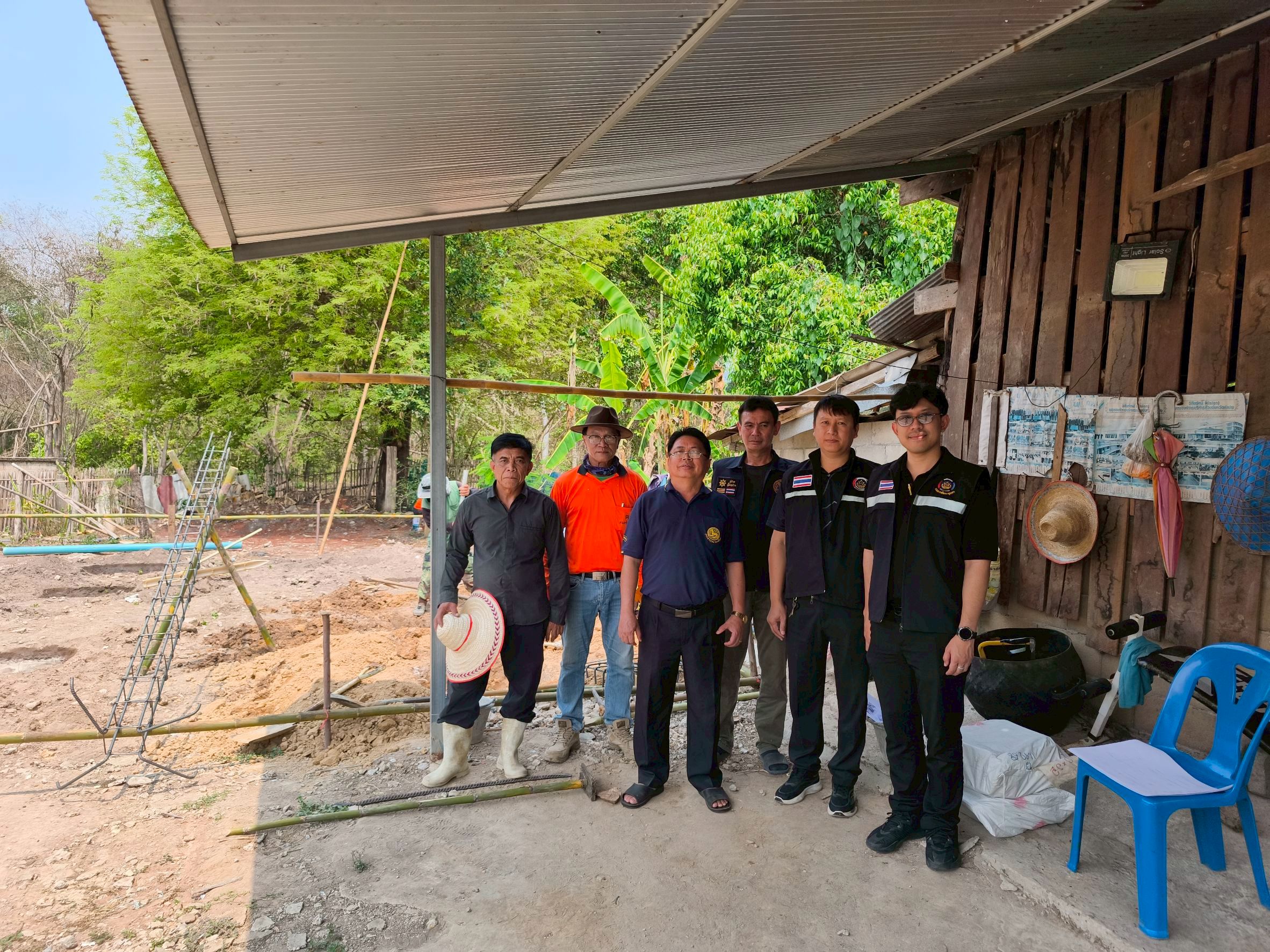 สพอ.เมืองปาน  : ดำเนินการสร้างบ้าน GLO บ้านทุ่งแล้ง ต.บ้านขอ (Day 1)